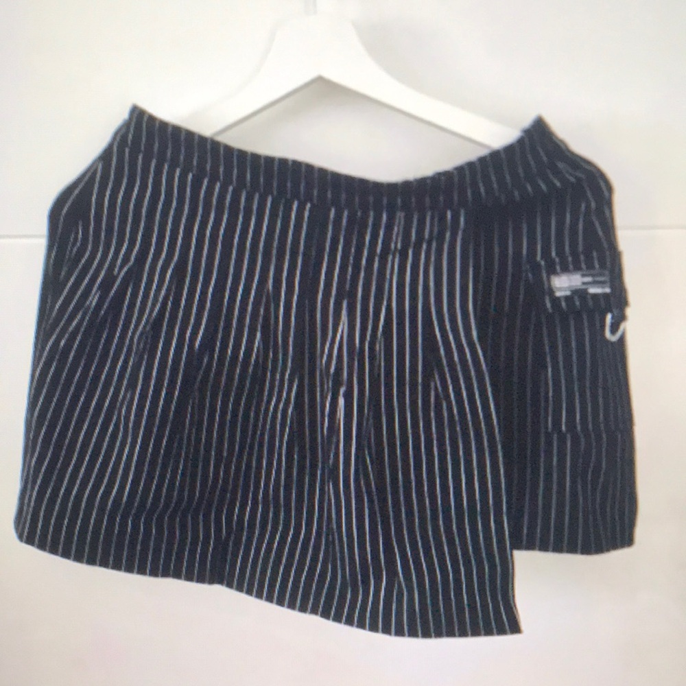 Black Striped Skirt